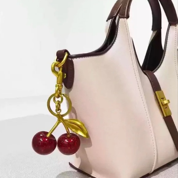 🖤 5/$25 CHERRY CHIC | Bag Charm | Keychain (Brand New!) 🍒 - Picture 5 of 10